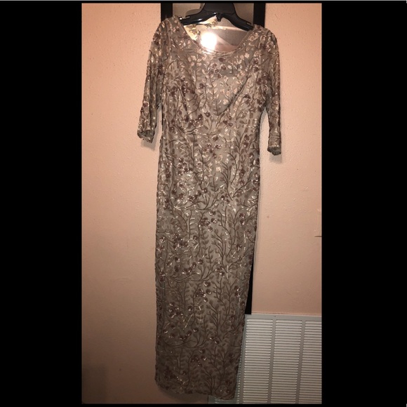 Rose gold Calvin Klein dress - Picture 1 of 5